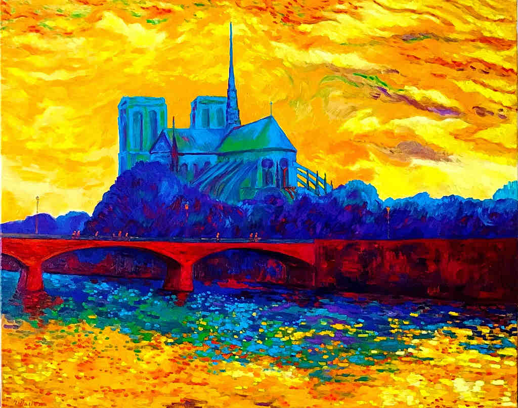Notre Dame de Paris - Lumires de l'aube